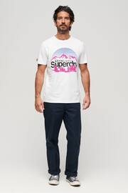 Superdry White Great Outdoors Graphic T-Shirt - Image 2 of 3