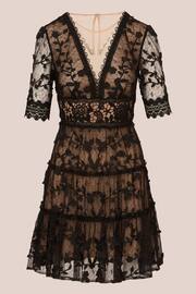 Adrianna Papell Lace Embroidery Black Dress - Image 8 of 8
