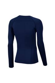 Puma Blue LIGA Baselayer Long Sleeve Mens T-Shirt - Image 2 of 2