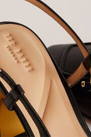 Ted Baker Black Mid Block Meya Heels With Signature Keeper - Image 4 of 5