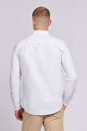 U.S. Polo Assn. Mens White Oxford Stripe Shirt - Image 4 of 6