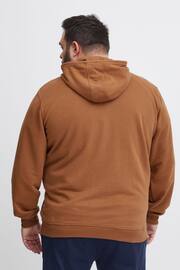 Blend Brown Zip Through Hoodie - Image 2 of 5