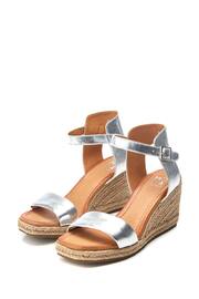 Moda in Pelle Phyllis Square Toe Two Strap Wedge Sandals - Image 2 of 4