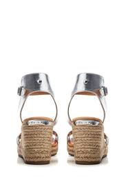Moda in Pelle Phyllis Square Toe Two Strap Wedge Sandals - Image 3 of 4