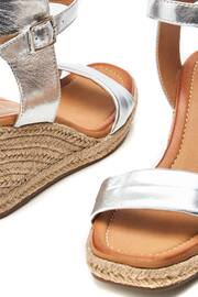 Moda in Pelle Phyllis Square Toe Two Strap Wedge Sandals - Image 4 of 4