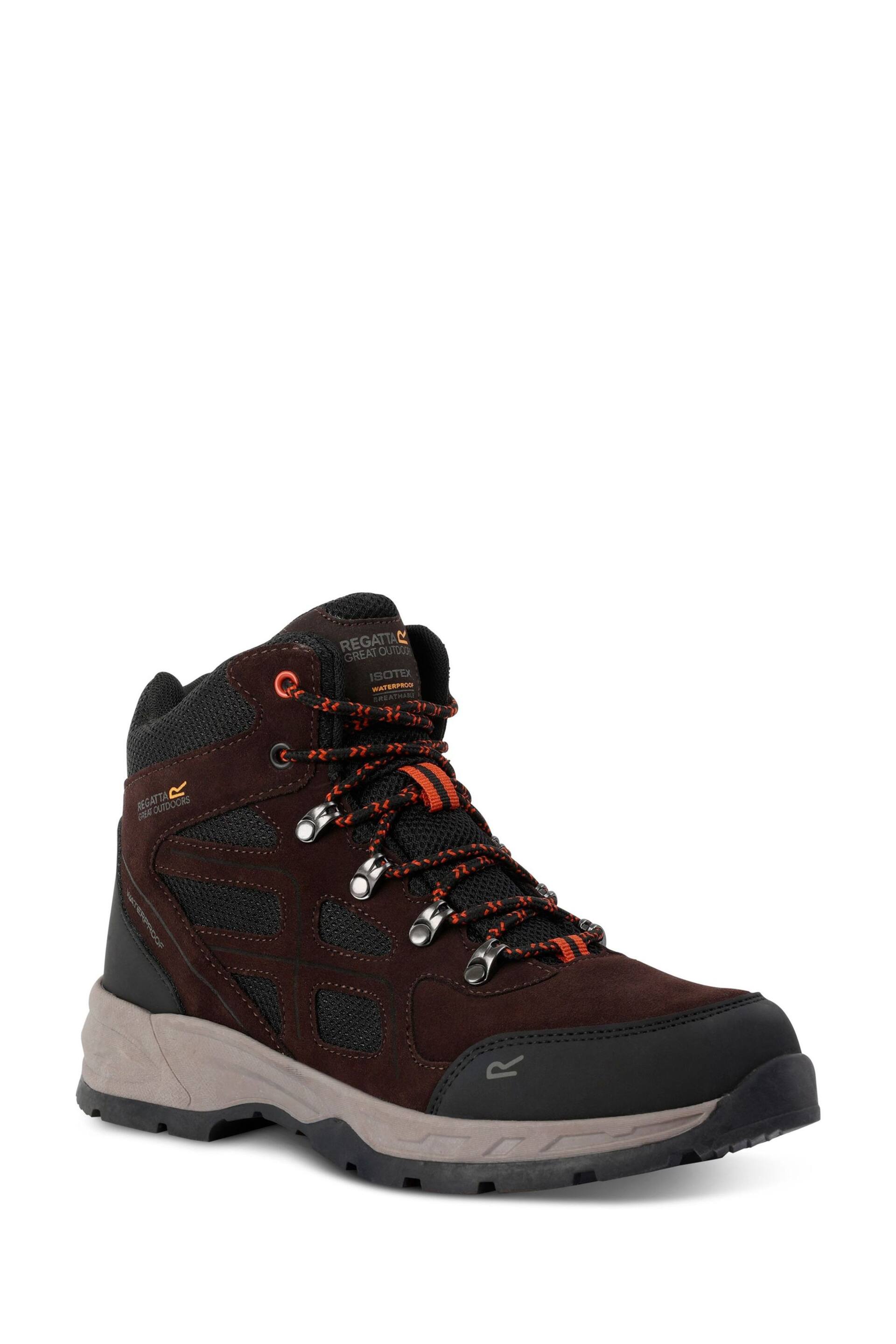 Regatta Brown Vendeavour Suede Waterproof Hiking Boots - Image 1 of 8