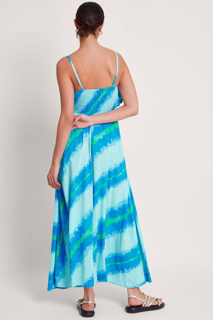 Monsoon Blue Zifia Stripe Dress - Image 2 of 5