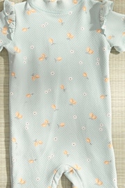 Mamas & Papas Lemon Print Textured Short Sleeve Rashsuit - Image 4 of 4