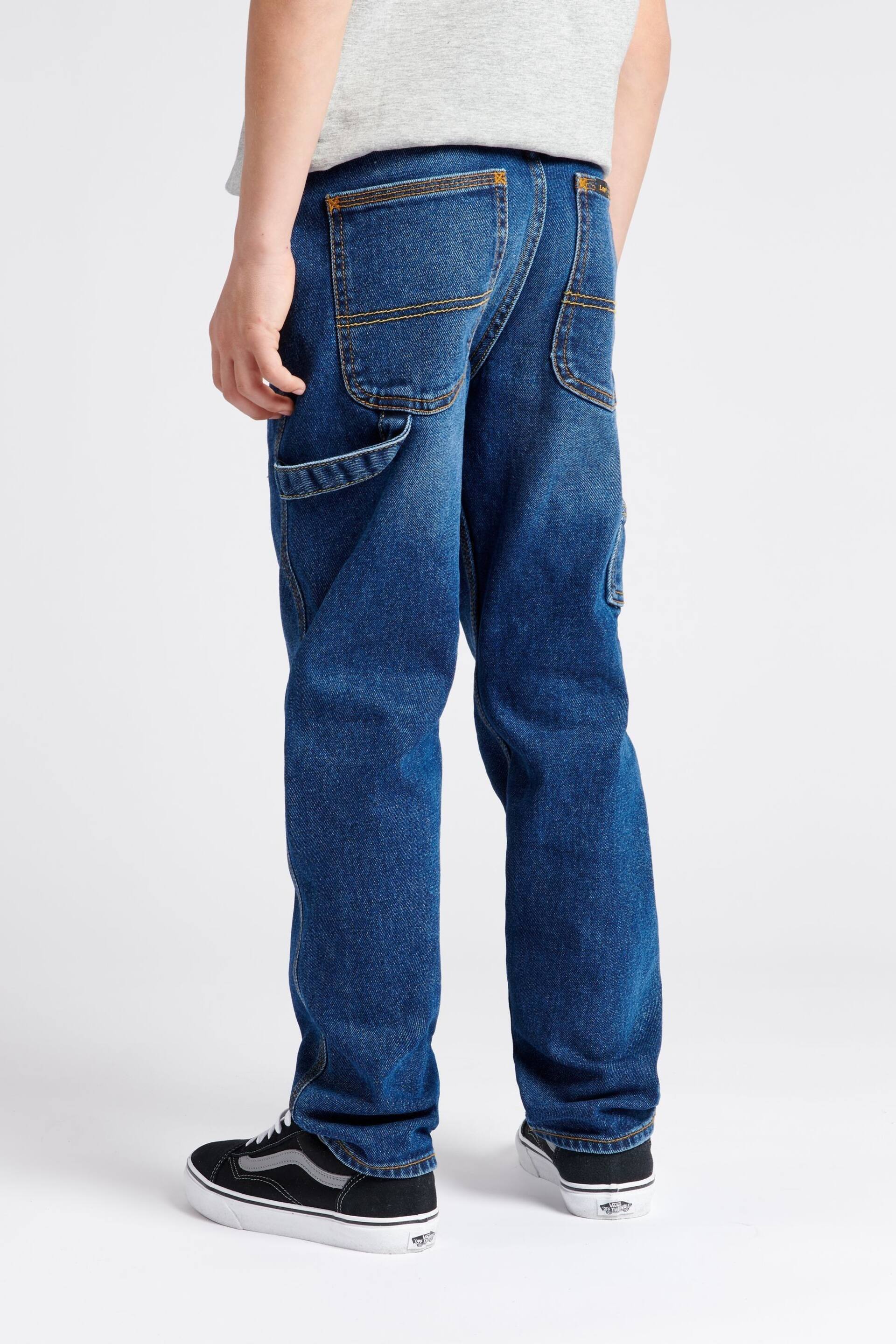 Lee Boys Blue Carpenter Denim Jeans - Image 2 of 6