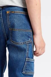 Lee Boys Blue Carpenter Denim Jeans - Image 5 of 6