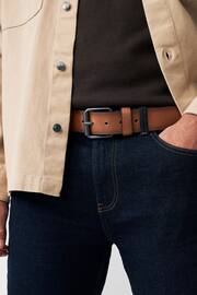 Tan Brown Casual Leather Belt - Image 1 of 3