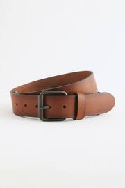 Tan Brown Casual Leather Belt - Image 2 of 3