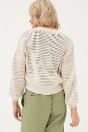 FatFace Natural Annie Button Through Cardigan - Image 2 of 4