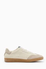 AllSaints White Leo Suede Low Shoes - Image 1 of 5