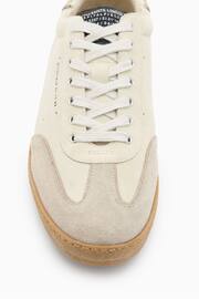 AllSaints White Leo Suede Low Shoes - Image 2 of 5
