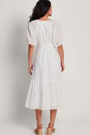 Monsoon White Broderie Bettie Dress - Image 3 of 4