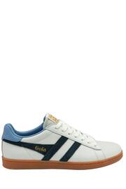 Gola White Men's Equipe II Leather Lace-Up Trainers - Image 1 of 4