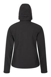 Mountain Warehouse Black Exodus Womens Softshell Jacket - Image 4 of 5