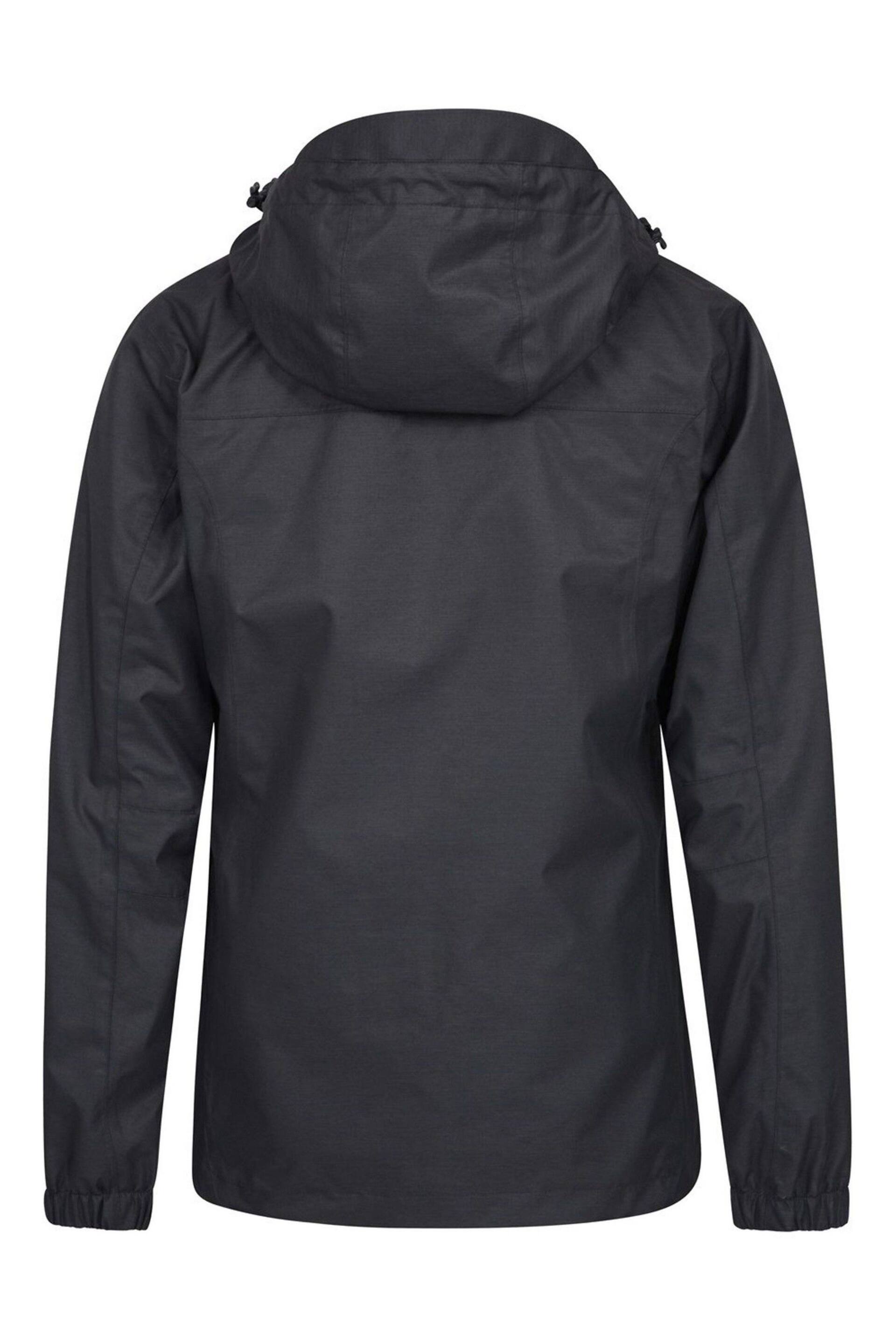 Mountain Warehouse Black Womens Bracken Melange 3 in 1 Waterproof and Breathable Jacket - Image 3 of 4