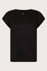 Monsoon Black Cutwork Garcia T-Shirt - Image 4 of 4