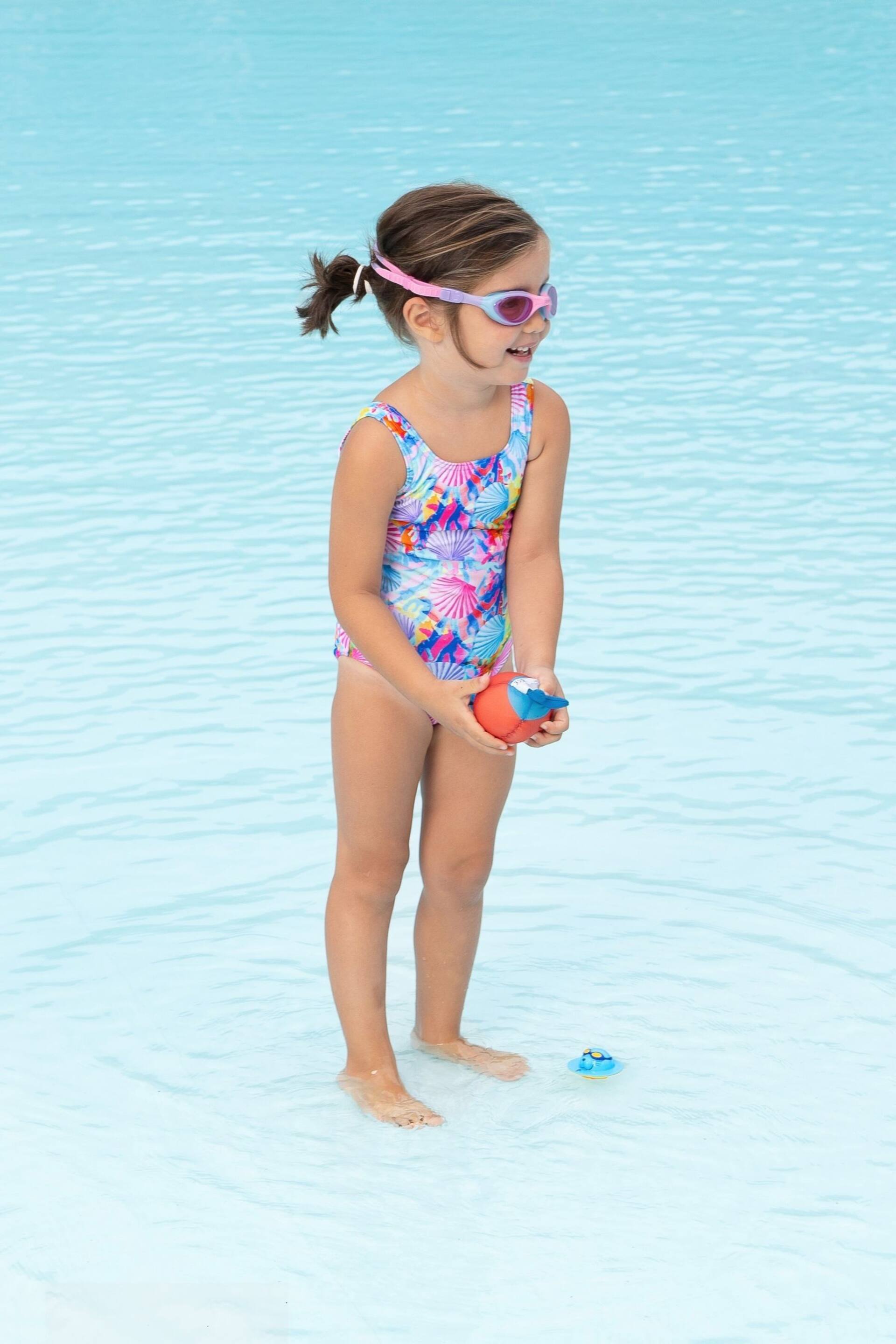Zoggs Girls Scoopback One Piece Swimsuit - Image 1 of 7