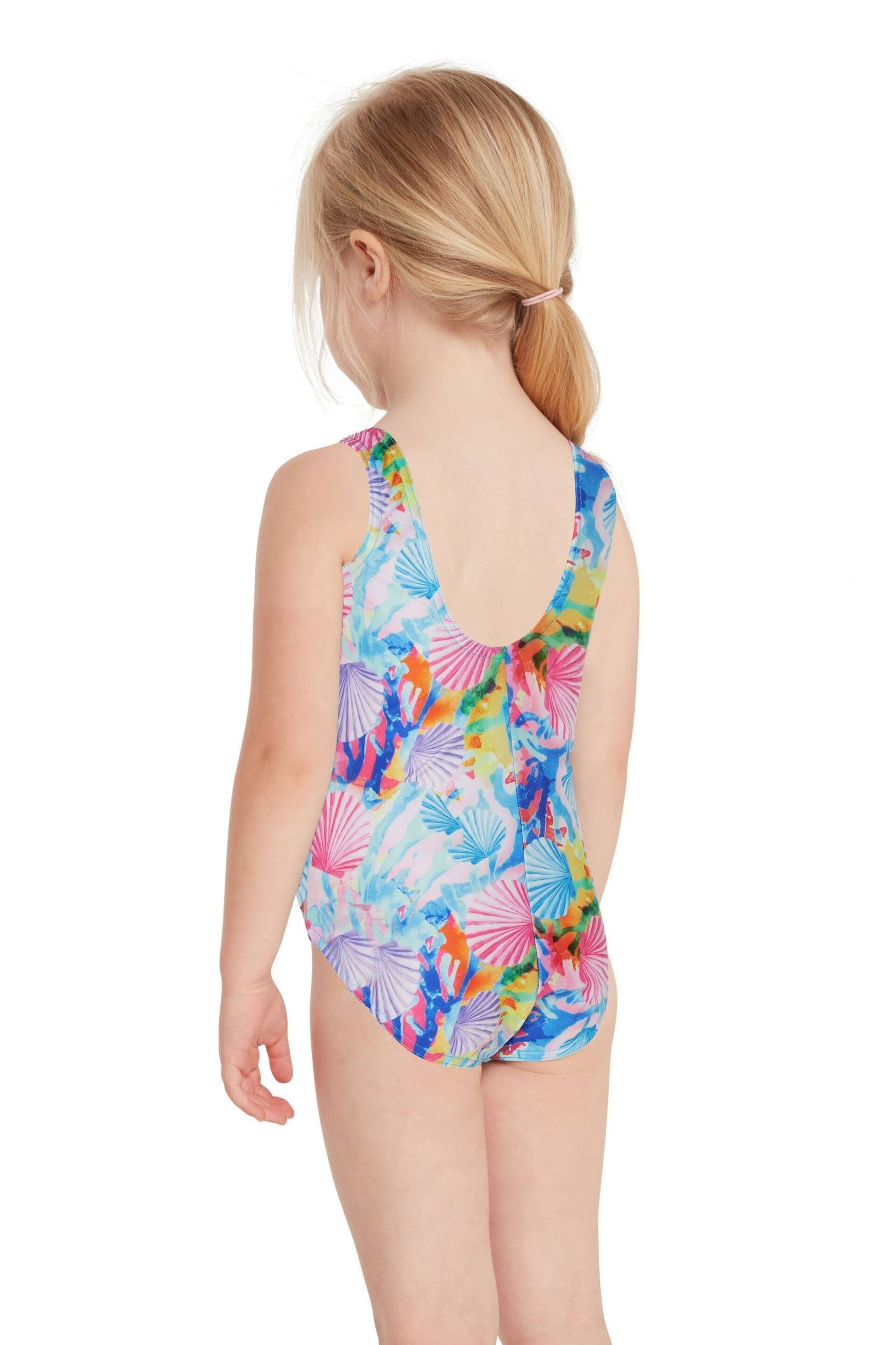 Zoggs Girls Scoopback One Piece Swimsuit - Image 4 of 7