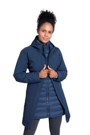 Mountain Warehouse Blue Alaskan Womens 3-In-1 Long Jacket - Image 1 of 4