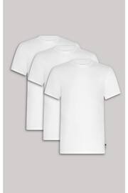 Ted Baker White Crew Neck T-Shirts 3 Pack - Image 1 of 2
