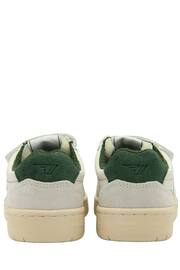 Gola Off White/Evergreen Kids Eagle Strap Trainers - Image 3 of 4