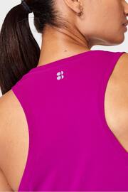 Sweaty Betty Magenta Fusion Purple Athlete Seamless Workout Tank Top - Image 5 of 8