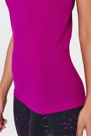 Sweaty Betty Magenta Fusion Purple Athlete Seamless Workout Tank Top - Image 6 of 8