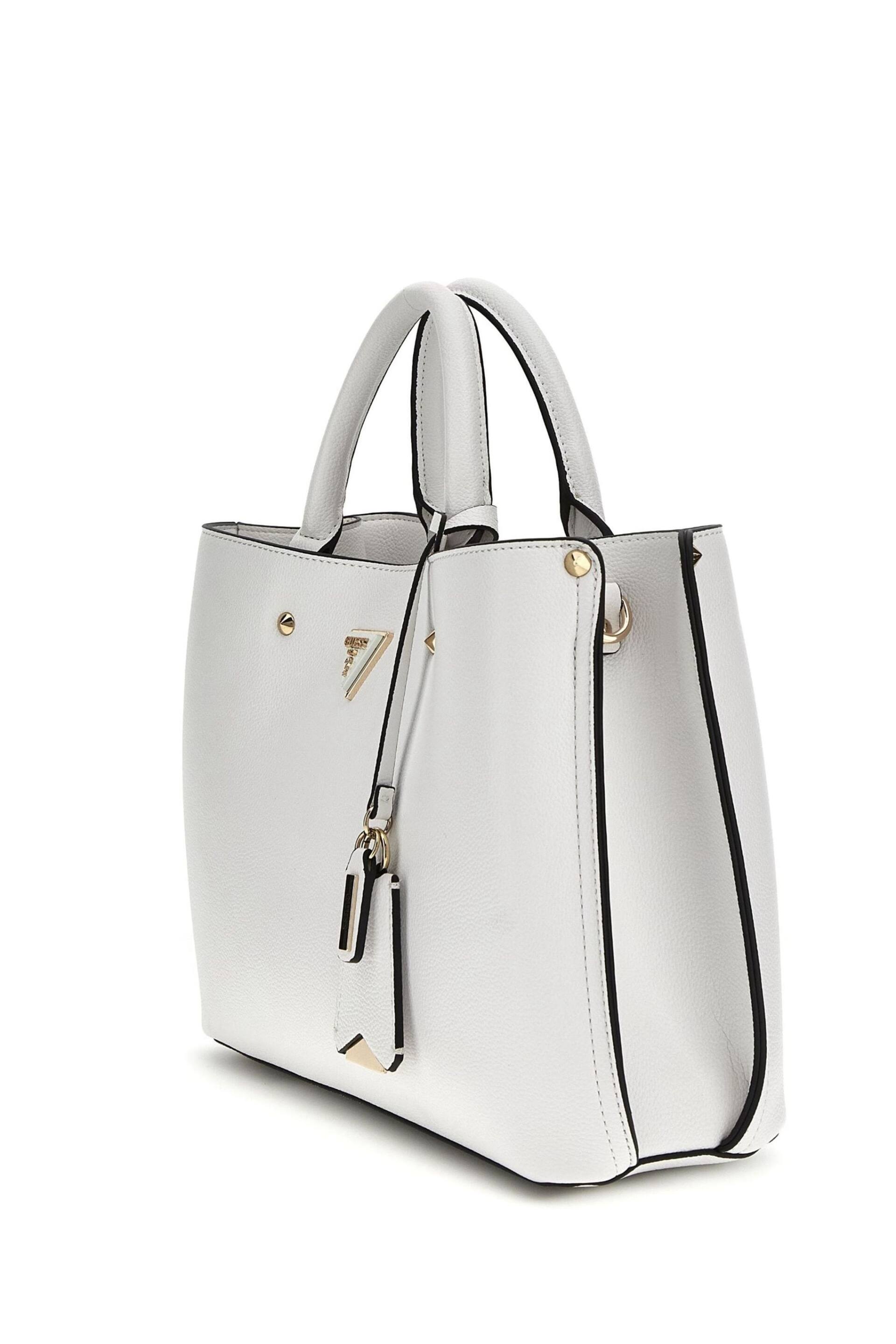 GUESS Stone Grey Meridan Girlfriend Satchel Bag - Image 3 of 5