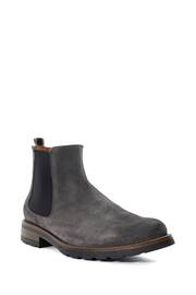 Dune London Grey Chelty Brushed Suede Chelsea Boots - Image 5 of 5