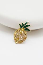 Jon Richard Gold Pineapple Brooch Gift Box - Image 5 of 5