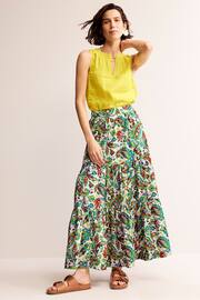 Boden Green Lorna Tiered Maxi Skirt - Image 1 of 5