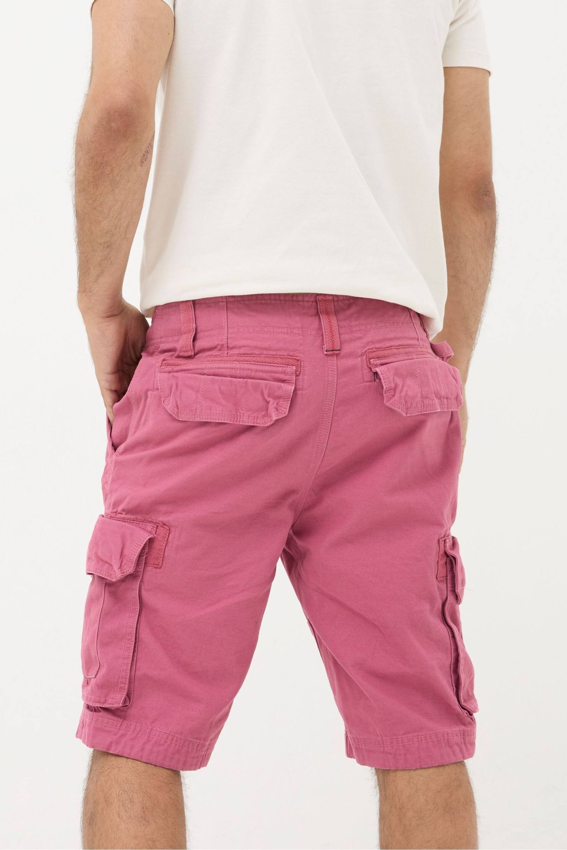 FatFace Pink Breakyard Cargo Shorts - Image 2 of 5