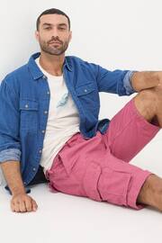 FatFace Pink Breakyard Cargo Shorts - Image 3 of 5