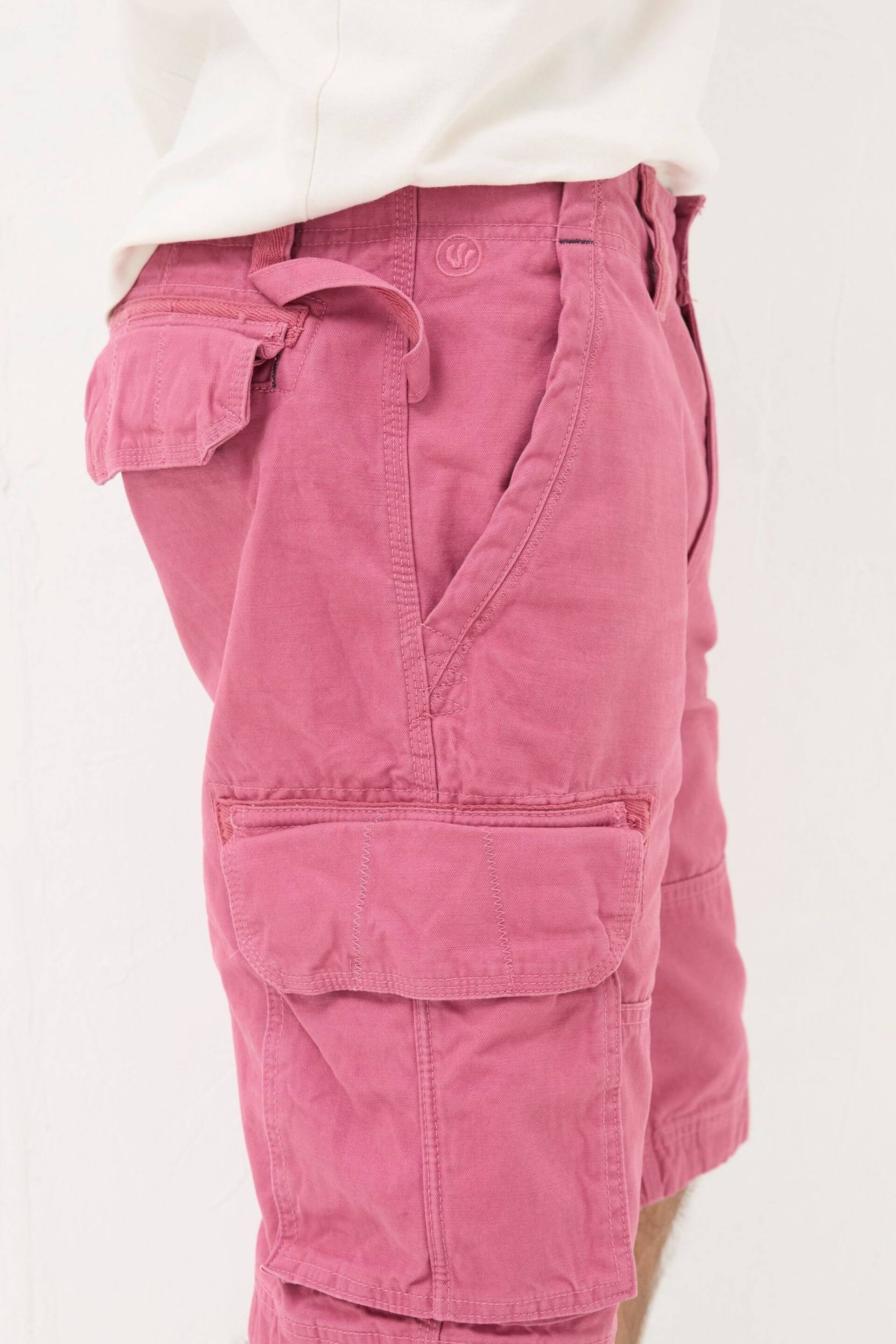 FatFace Pink Breakyard Cargo Shorts - Image 4 of 5