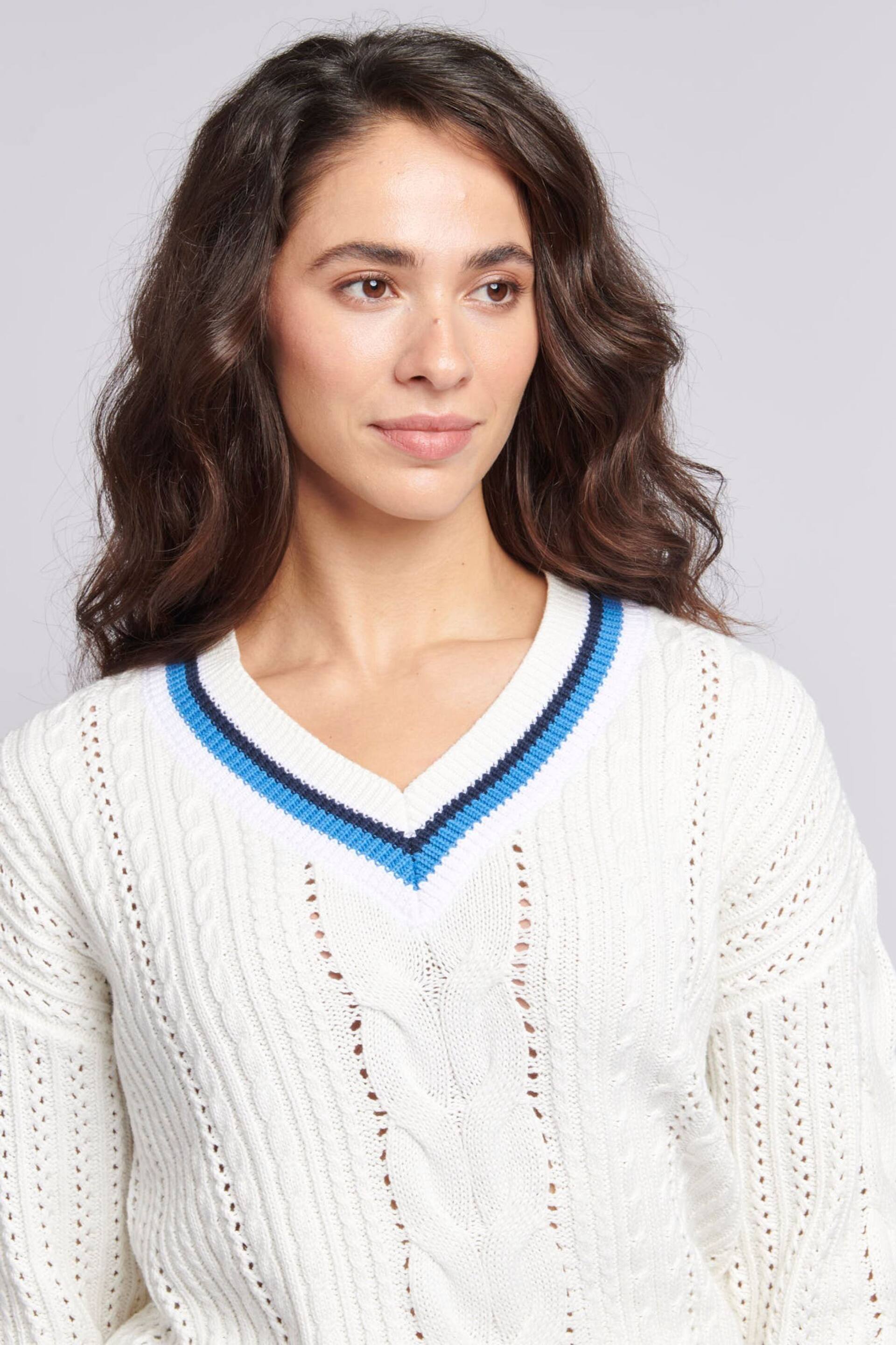 U.S. Polo Assn. Womens Cricket White Jumper - Image 4 of 8