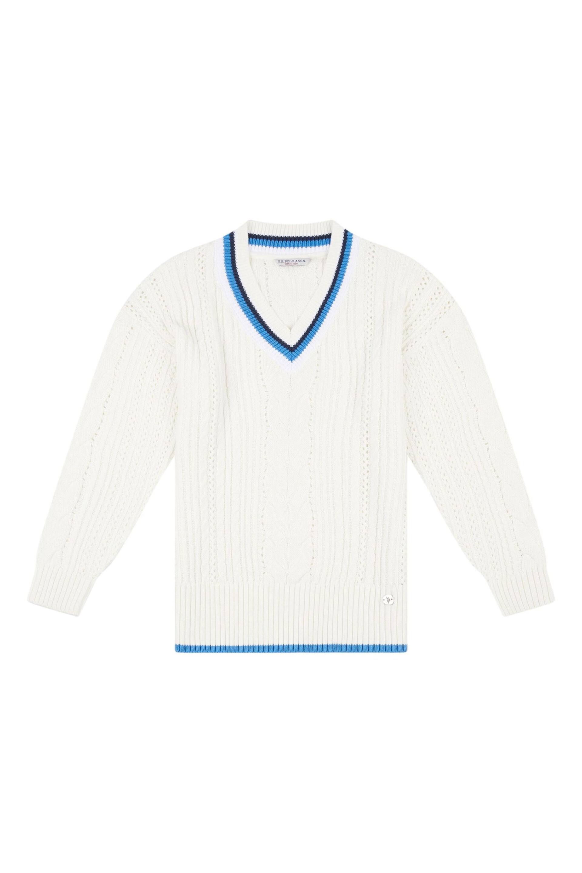 U.S. Polo Assn. Womens Cricket White Jumper - Image 6 of 8