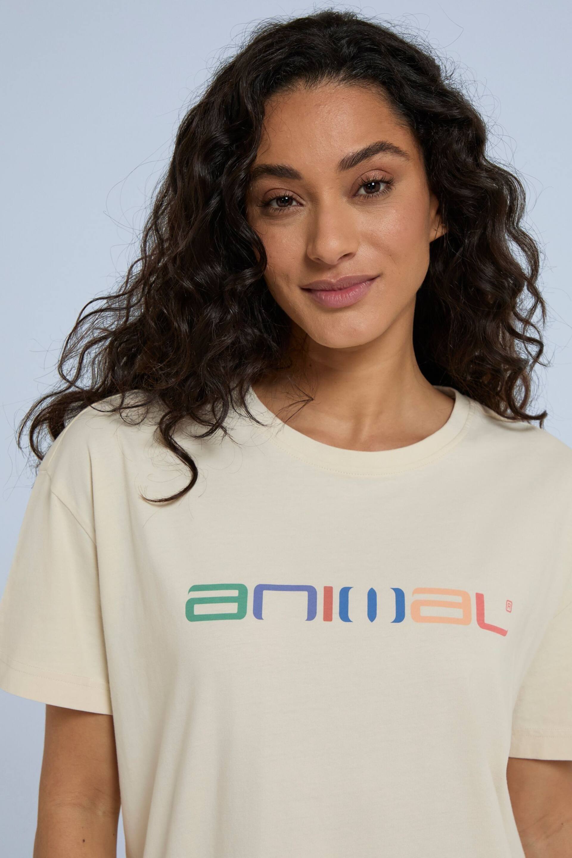 Animal Womens Leena Organic Boxy T-Shirt - Image 4 of 8