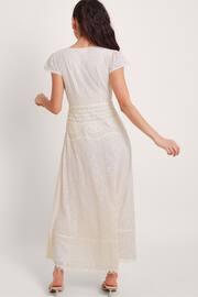 Monsoon Cream Irene Broderie Dress - Image 2 of 6