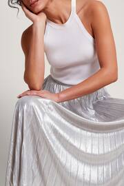 Monsoon Silver Mia Pleated Skirt - Image 1 of 4