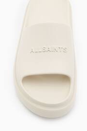 AllSaints White Dune Sliders - Image 4 of 5