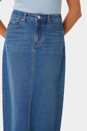 Forever New Blue Natalie Petite Denim Maxi Skirt - Image 2 of 5