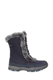 Mountain Warehouse Blue Womens Ohio Thermal Fleece Lined Snow Boots - Image 1 of 5