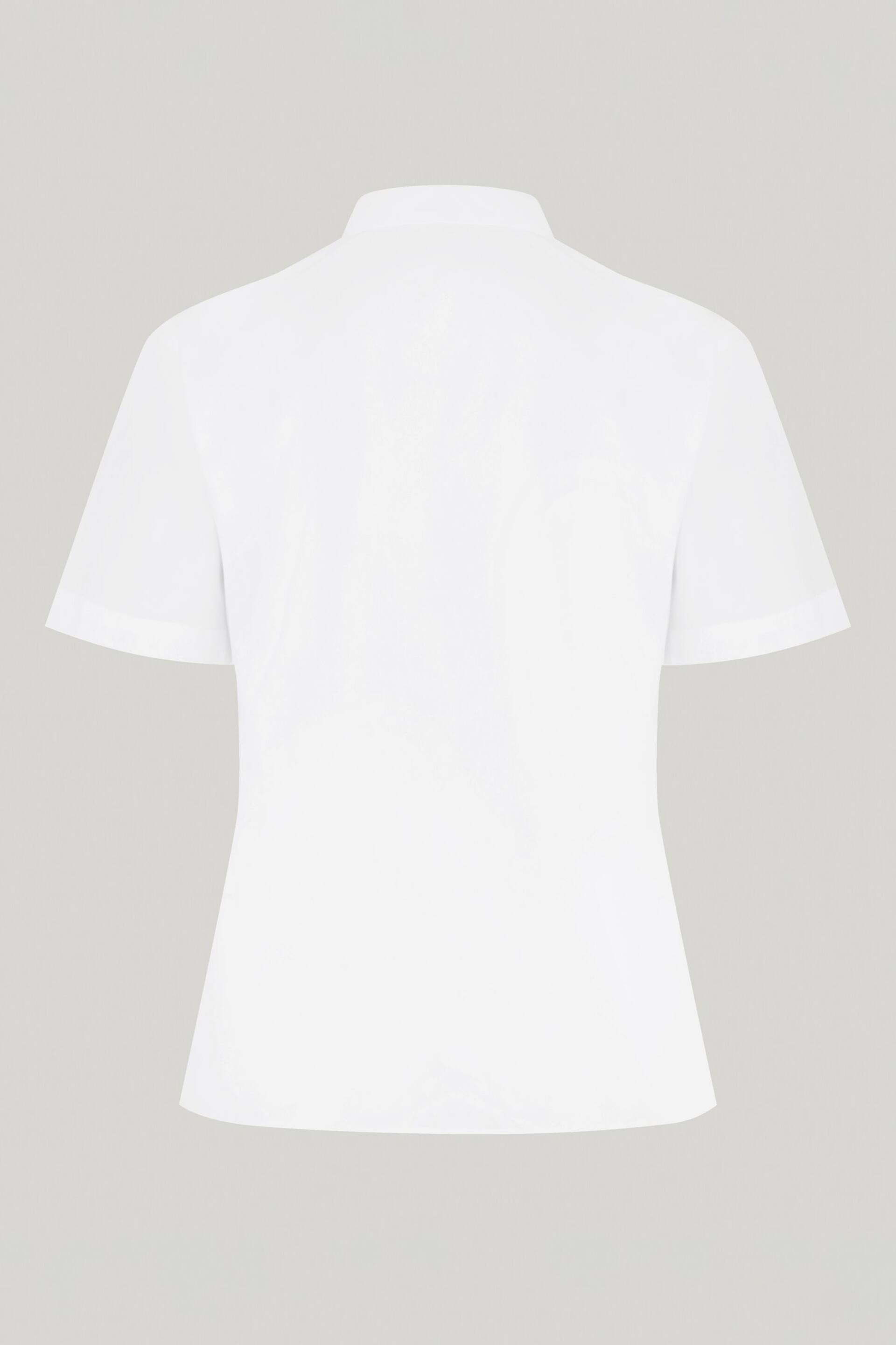 Trutex White Regular Fit Short Sleeve 2 Pack School Shirts - Image 7 of 7