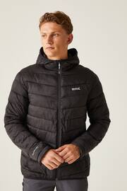 Regatta Black Hooded Hillpack II Lightweight Padded Jacket - Image 2 of 9