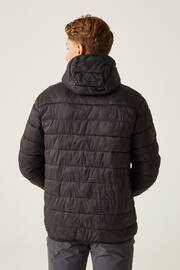 Regatta Black Hooded Hillpack II Lightweight Padded Jacket - Image 3 of 9