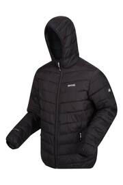 Regatta Black Hooded Hillpack II Lightweight Padded Jacket - Image 9 of 9